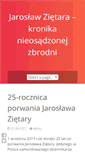 Mobile Screenshot of jarek.sledczy.pl